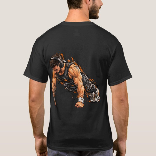 Camiseta Continue o design do treino  (Verso)