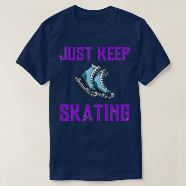 Camiseta continue patinando 9 (Frente do Design)