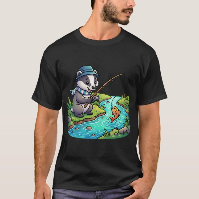 Camiseta Continue pescando (Frente)