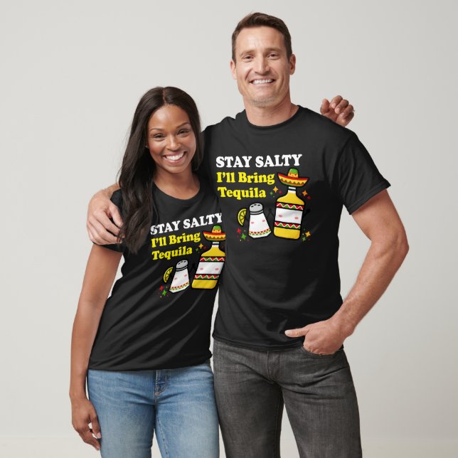 Camiseta Continue Salgado Trarei Tequila (Unissex)