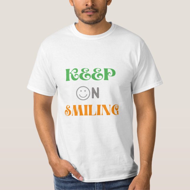 Camiseta Continue sorrindo (Frente)