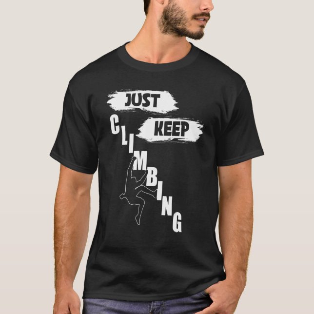 Camiseta Continue Subindo Apenas Continue Subindo (Frente)