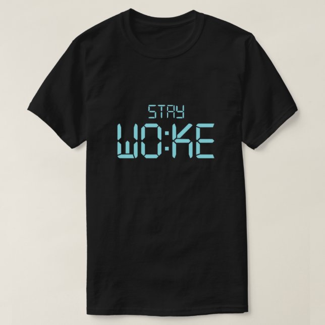 Camiseta Continue Woke T-Shirt (Frente do Design)