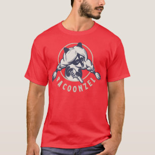 Camiseta Conto de fada engraçado Racoonzel
