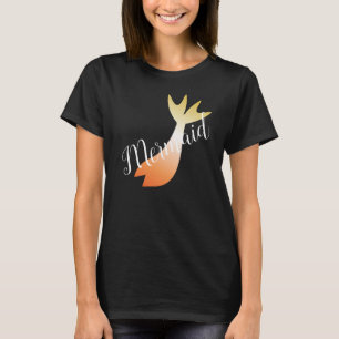 Camiseta Conto de Sereia Ombre Laranja Amarelo