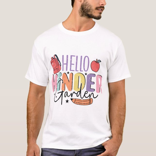 Camiseta Contorno de Flores (Frente)