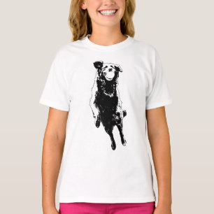 Camiseta Contorno de movimento nítido