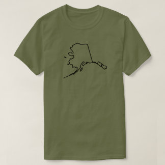 Camiseta Contorno do Alasca