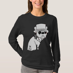 Camiseta Contorno do Duke Bulldog Francês