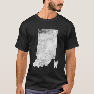 Camiseta Contorno do Mapa do Estado N do Apostrophe de Vint