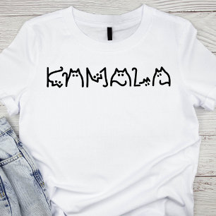 Camiseta Contorno dos Gatos Kamala