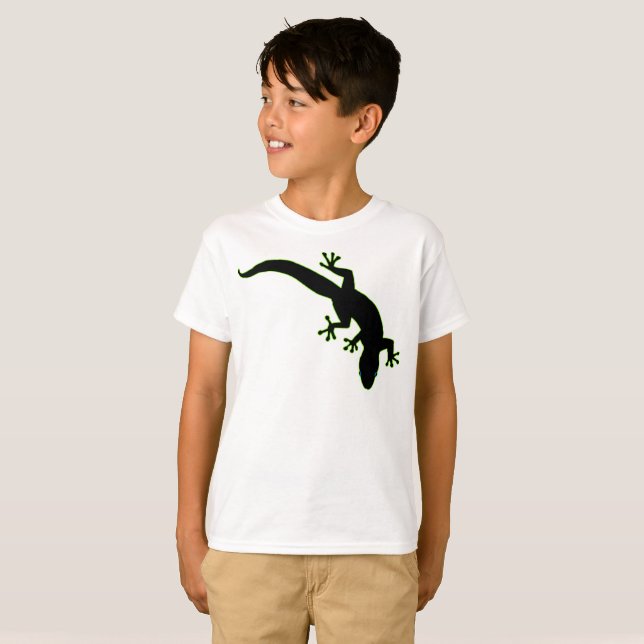 Camiseta Contorno Verde GECKO (Frente Completa)