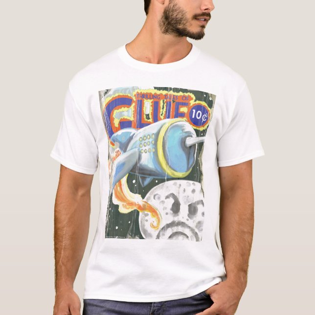 Camiseta Contos de excitação da colagem, edição três (Frente)