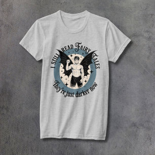 Camiseta Contos de Fadas Sombrios Feminino Ajustado