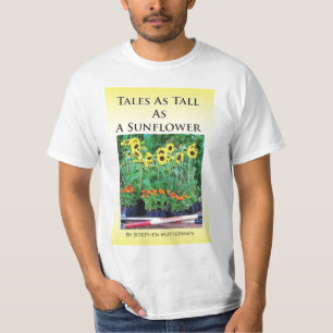 Camiseta Contos tão altos quanto um t-shirt do girassol