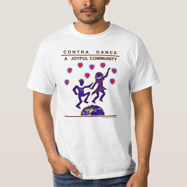 Camiseta Contra a alegria da dança (Frente)