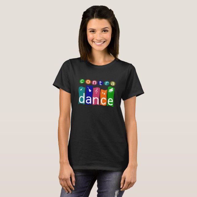 Camiseta Contra a dança 0218 (Frente Completa)
