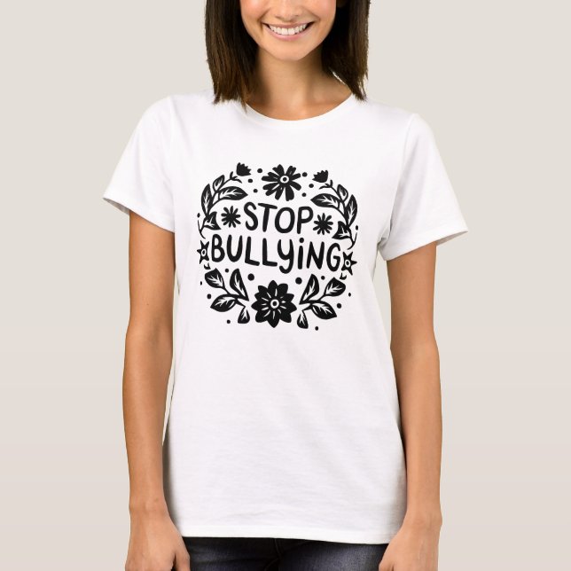 Camiseta Contra o bullying (Frente)