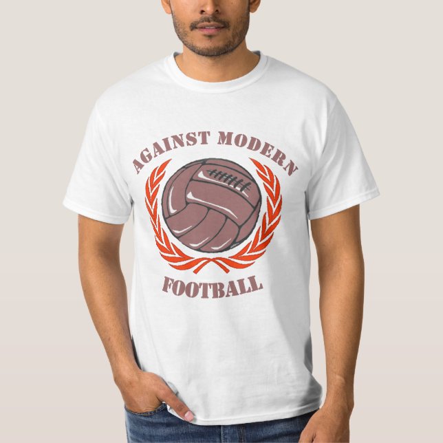 Camiseta Contra o T-Shirt moderno de futebol (Frente)