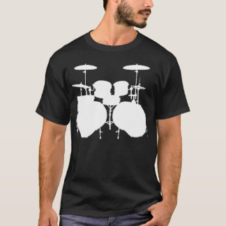 Camiseta Contrabaixo Drumset - obscuridade