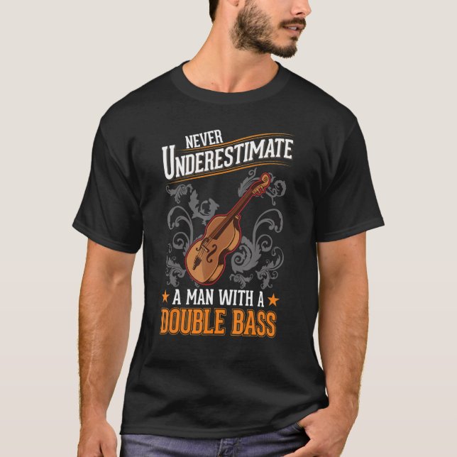 Camiseta Contrabando de Leitor Duplo Bass Man 1 (Frente)