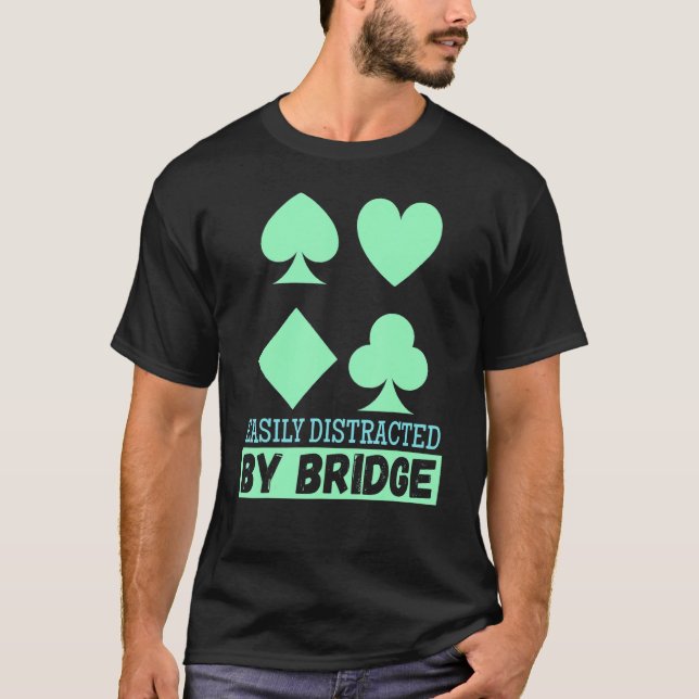 Camiseta Contract Bridge Bids Duplicate Card Game (Frente)