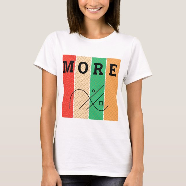 Camiseta Contraste e Geometria Negrito (Frente)