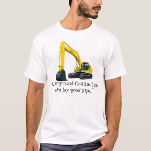 Camiseta contratar subterrâneo