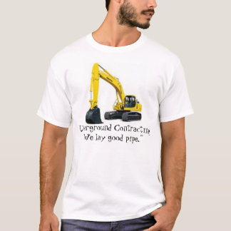 Camiseta contratar subterrâneo