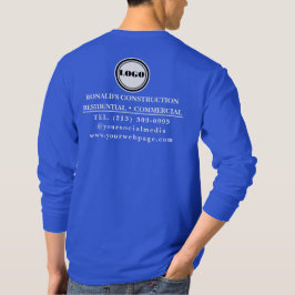 Camiseta Contrato de Construção Comercial de Empregados