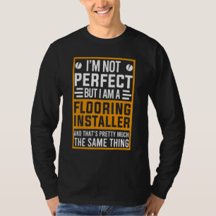Camiseta Contrato de Pavimento do Instalador do Chão de Con