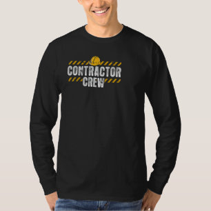 Camiseta Contrato De Tripulação De Construção Para Motores