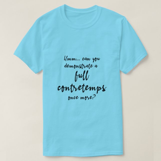 Camiseta Contretemps Completo (Frente do Design)