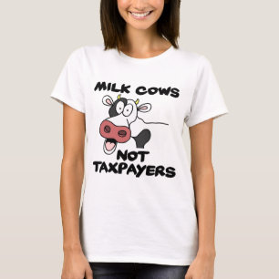 Camiseta Contribuintes das vacas de leite não