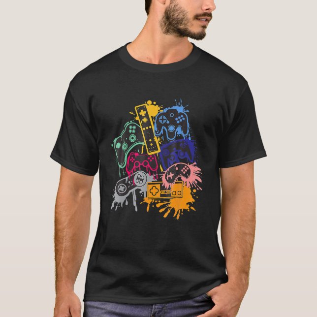 Camiseta Control All The Things Video Game Controller (Frente)