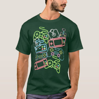 Camiseta Control All The Things Video Game Controller 80's 