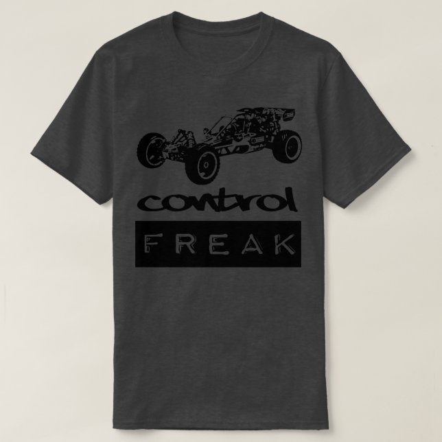Camiseta Control Freak RC Baja Buggy (Frente do Design)