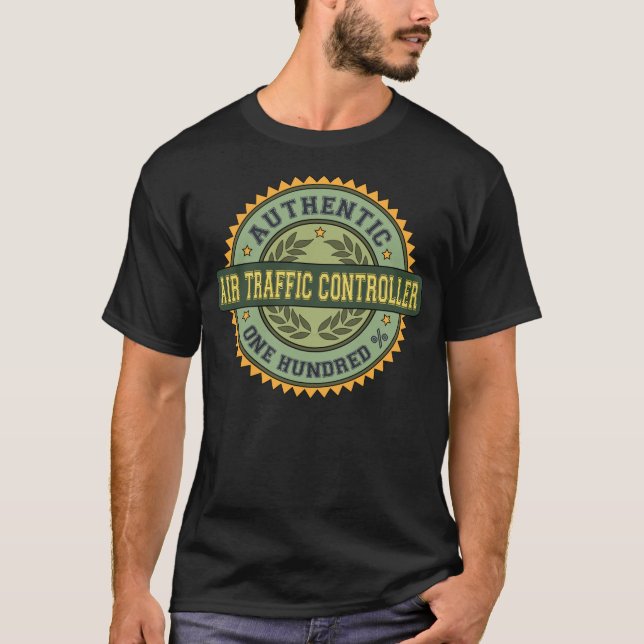 Camiseta Controlador aéreo autêntico (Frente)