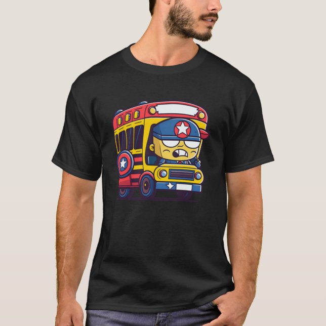 Camiseta Controlador de Barramento de Busdriver Grumpy (Frente)