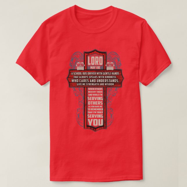 Camiseta Controlador de Barramento Escolar (Frente do Design)