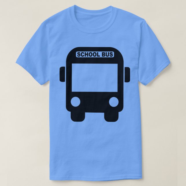 Camiseta Controlador de Barramento Escolar de Ônibus (Frente do Design)