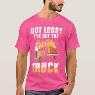Camiseta Controlador de Caminhão do Log Transporter Log