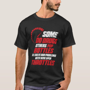 Camiseta Controlador de Carros de Limitações Abertas Amplas