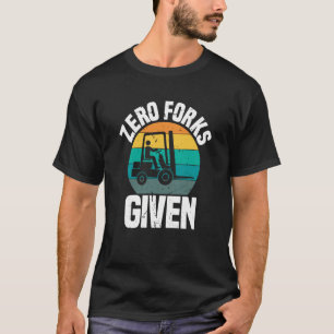 Camiseta Controlador de empilhadeira de operador de empilha