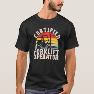 Camiseta Controlador de empilhadeira do Warehouse Forkeleva