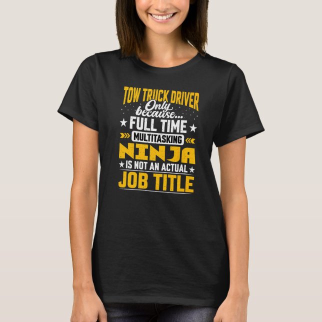 Camiseta Controlador de Empilhamento de Título de Driver de (Frente)