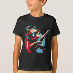 Camiseta Controlador de Jogo de Capivara Dab Gamer Capy Men