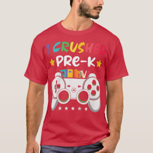 Camiseta Controlador De Jogo De Crianças No Último Dia De M