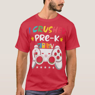Camiseta Controlador De Jogo De Crianças No Último Dia De M