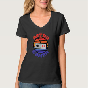 Camiseta Controlador de Jogo de Vintage com Jogos Retroativ